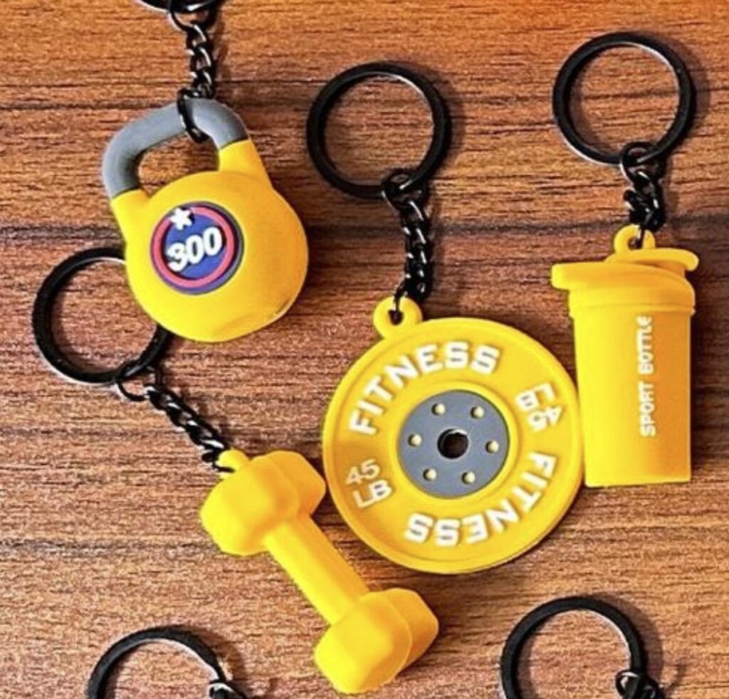 Fit Club Keychain Set