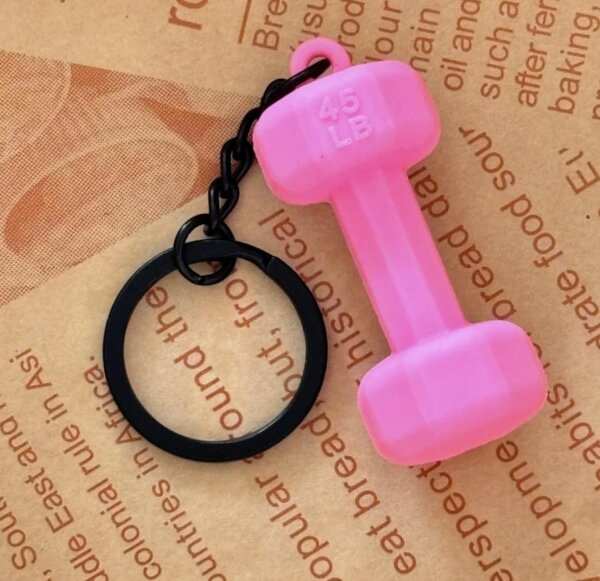 Mini Dumbbell Keychain: Badass Gym Charm – Durable Gift for Fitness Enthusiasts, Bag/Key Bling! - Image 4