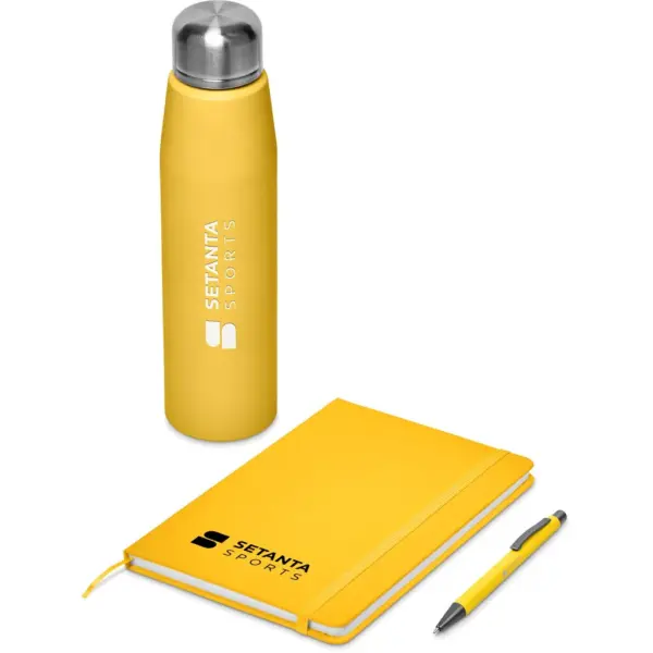 Bottle Gift Pack Aluminium Water Bottle A5 Notebook & Metal Ballpen in Gift Box Staff Corporate Bottle Gift Set - Image 5