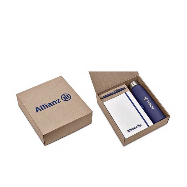 Aluminium Bottle Set Insulated Water Bottle A5 Notebook & Metal Ballpen in Gift Box Bottle Gift Set for Staff Corporate - Image 5