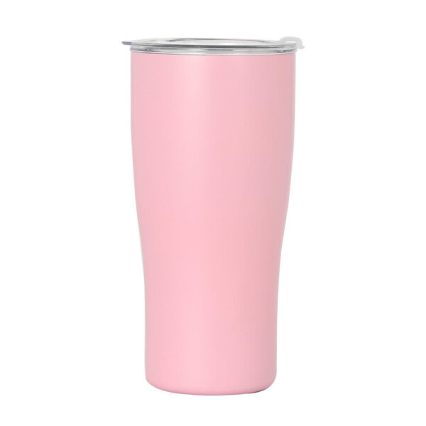 Double-layer Steel Bottle 600ml Sports Water Bottle Wide Mouth Cover with Straw Beer Cup Customized Logo - Image 5