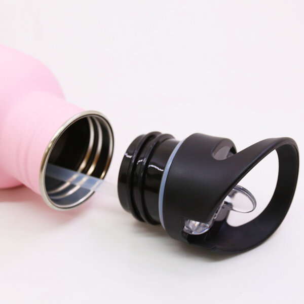 Insulated Bottle with Straw 25oz Stainless Steel Water Bottle Leak Proof Wide Mouth with Straw Lid Handle Thermal Flask for Gym Hiking Sports - Image 5