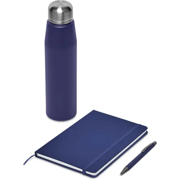 Bottle Gift Pack Aluminium Water Bottle A5 Notebook & Metal Ballpen in Gift Box Staff Corporate Bottle Gift Set - Image 2