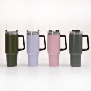 30oz Car Thermos Insulated Stainless Steel Water Bottle with Straw for Sports and Travel BPA-Free Sports Water Bottle Suitable for Car