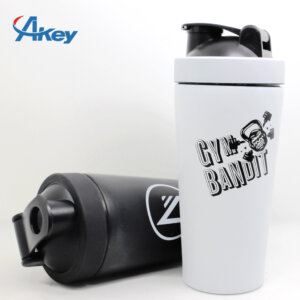 Sports Water Bottle Stainless Steel Water Bottle with Scale Customizable Logo 800ml Sports Water Bottle BPA-free Thermos Suitable for Carrying 0ut