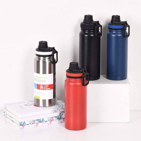 Keep Cold Bottle Sport Insulated Stainless Steel Bottle with Straw Hydration for Athletes Fitness Enthusiasts 24/30oz - Image 2