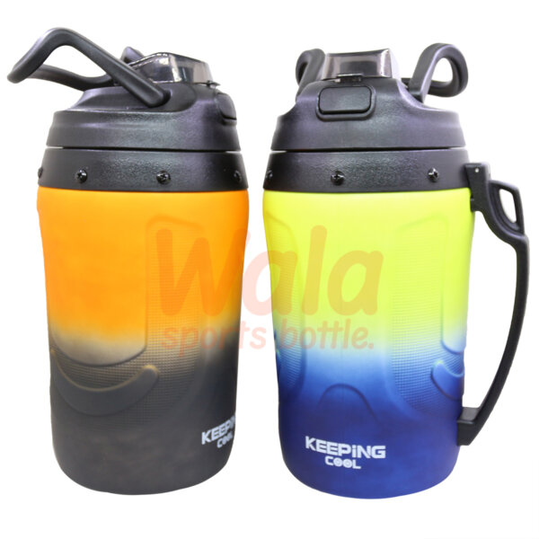 keeping cool large bottle Leakproof Portable Reusable Insulated Water Jug 64oz Insulated Plastic Jug with Spout for Camping OEM Custom Logo - Image 2