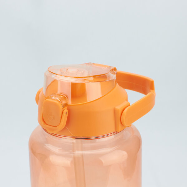 Color gym bottle 2000ml Plastic Bottle with Screw Lip Sports Water Bottle Reusable Water Bottles Leakproof Water Bottles Black for Gym - Image 5