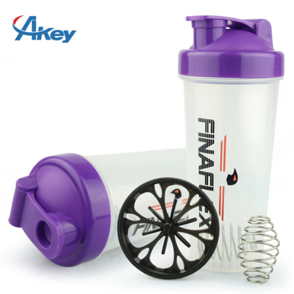 shaker bottle 500ml Sport Bottle: Protein Shaker with BPA-Free & Food Safe Design Shaker Bottles for Protein Mixes - Image 2