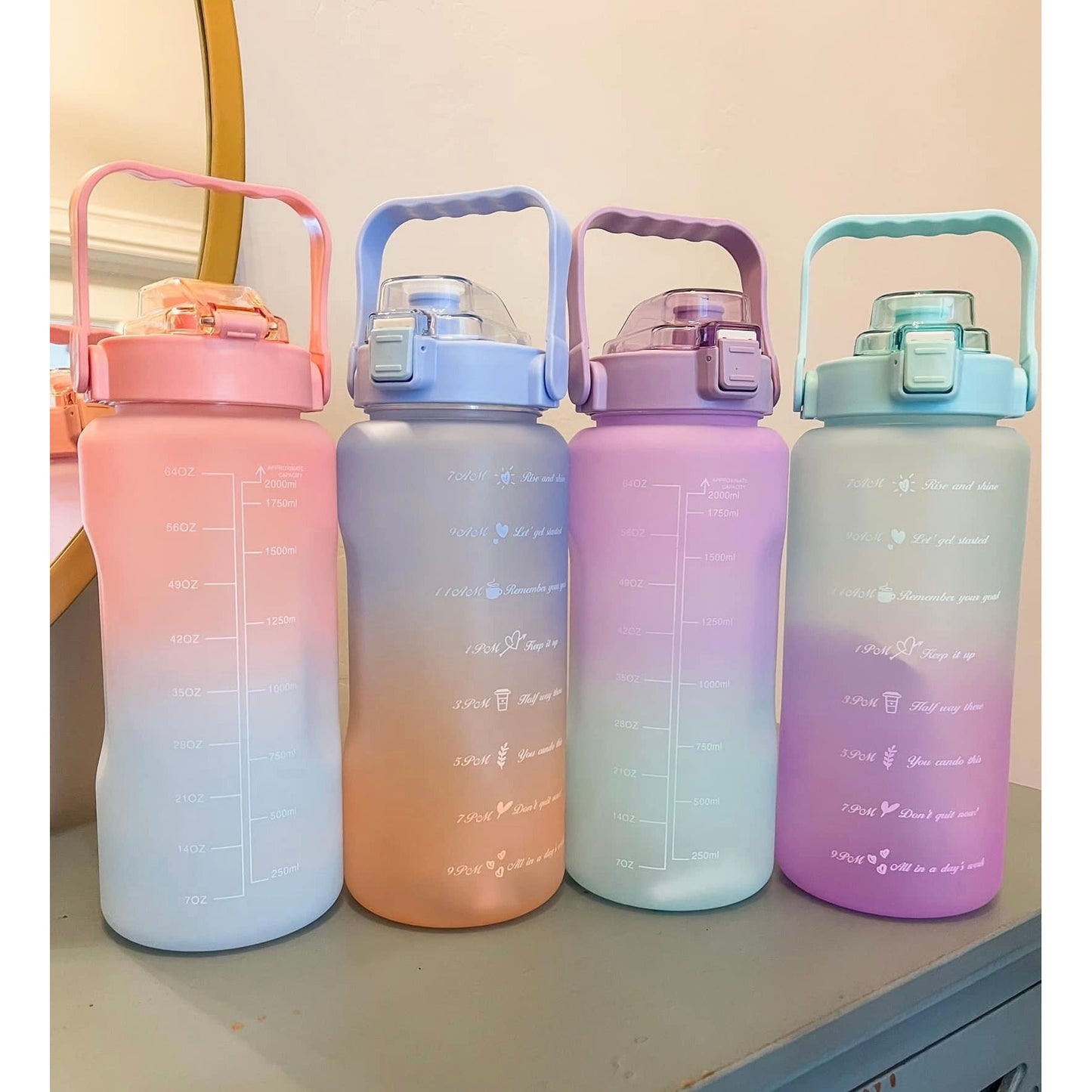 A stock image illustrating 1/2 gallon water bottle concepts