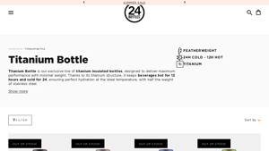 24Bottles - Titanium Bottle