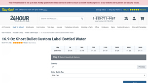 24 Hour Wristbands - Custom Label Bottled Water