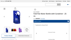 4imprint - Customizable Fold Flat Water Bottle