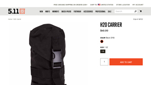 5.11 - H2O Carrier