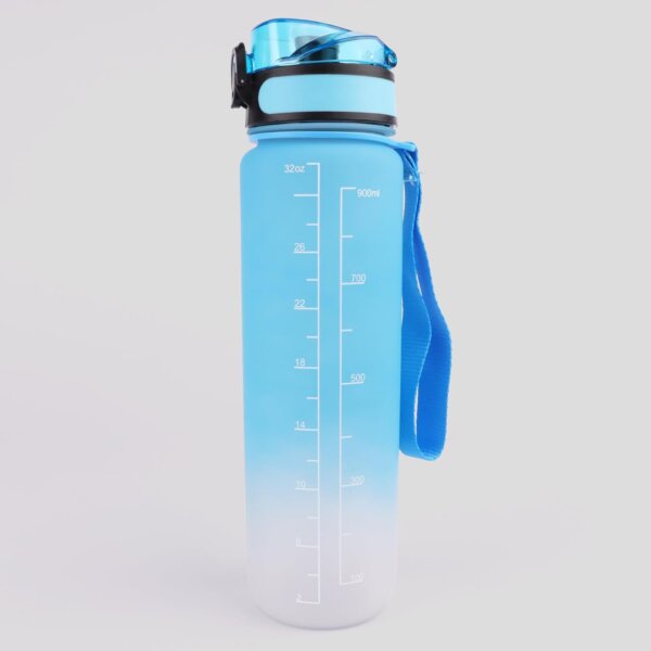 Sports Bottle Cooling Towel Pack Motivational Water Bottle 1000ml Water Bottle with Time Markers and Workout Towel Reusable BPA Free - Image 5