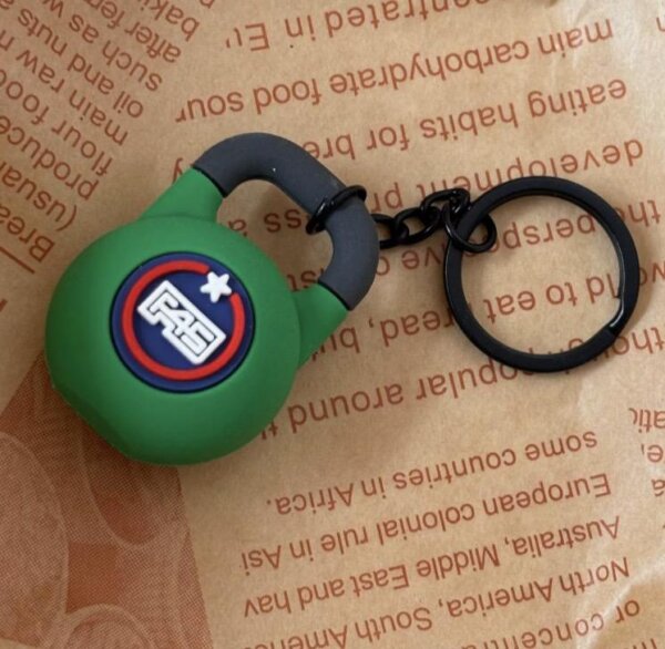 Mini Kettle Bell Keychain
