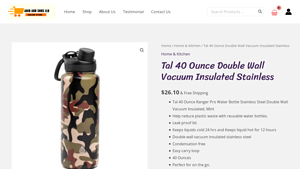 Tal - 40 Ounce Double Wall Vacuum Insulated Stainless