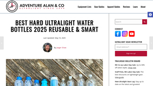 Adventure Alan - Best Ultralight Water Bottles 2025