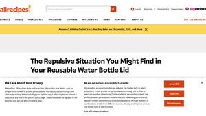 AllRecipes - Reusable Water Bottles
