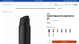 Owala - FreeSip Stainless Steel Water Bottle