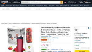 Breville - Blend Active Personal Blender