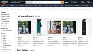 Amazon - Insulated Stainless Steel Water Bottles