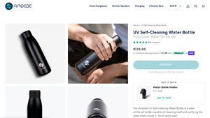 Ampere - UV Self-Cleaning Water Bottle
