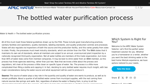 Apec Water - Bottled Water Purification