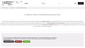 Architecture Intérieure du Vin - Wine Bottle Sizes Guide