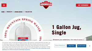 Arrowhead® - 1 Gallon Jug Spring Water