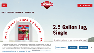 Arrowhead® - 2.5 Gallon Jug Spring Water