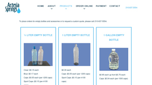 Artesia Springs - Empty Bottles