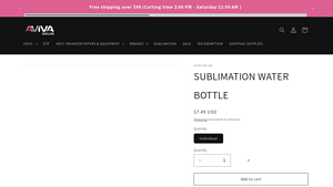 Aviva - Sublimation Water Bottle