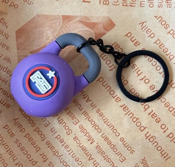 Mini Kettle Bell Keychain