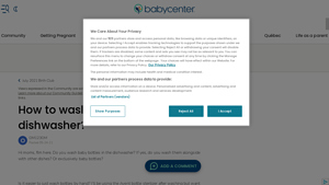 BabyCenter - Washing Baby Bottles