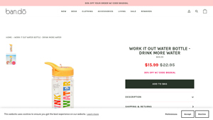 Bando - Work it Out Water Bottle