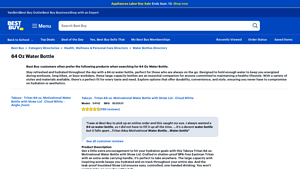 Best Buy - 64 Oz Water Bottle