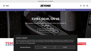 Beyond Shakers - Premium Stainless Steel Protein Shaker Bottles