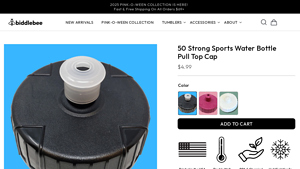 Biddlebee - 50 Strong Sports Water Bottle