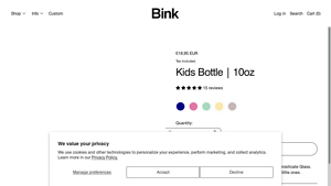 Binkmade - 10oz Kids Bottle