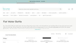 Biome - Reusable Flat Water Bottle
