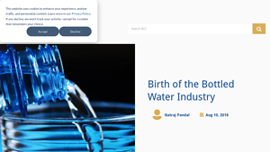 Bottled Water - Historical Milestones