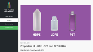 The Plastic Bottles Company - HDPE Solutions