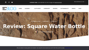 WeighMyRack - Tritan Square Water Bottle