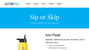 BottlePro - Iron Flask 40oz