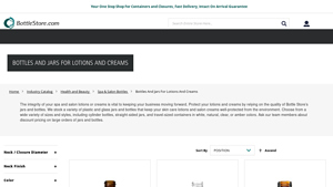 Bottle Store - Quality Bottles and Jars for Lotions and Creams