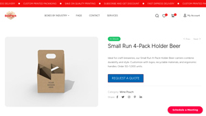 BoxPackLab - Customizable 4-Pack Beer Carriers