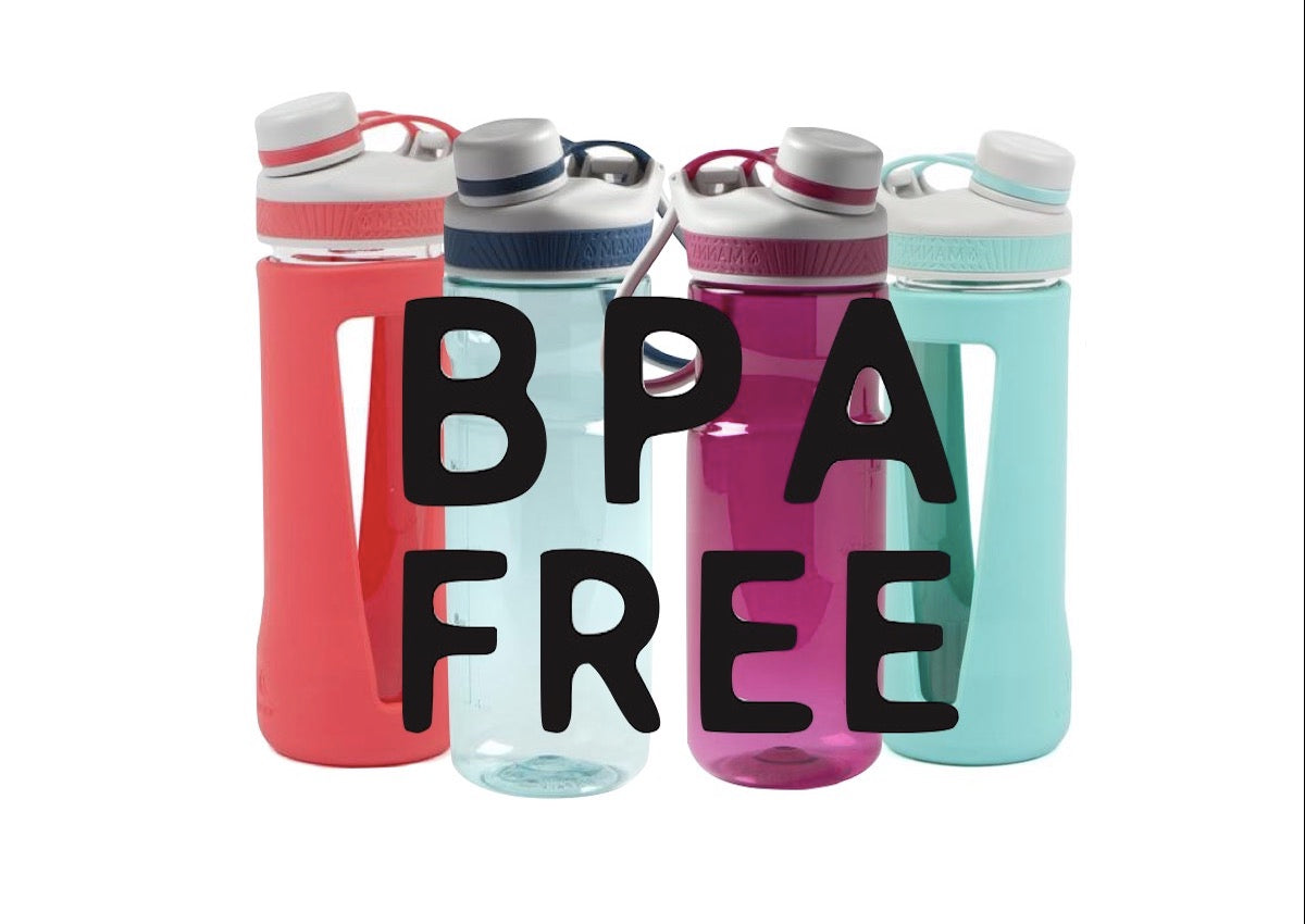 A stock image illustrating bpa free bottles concepts