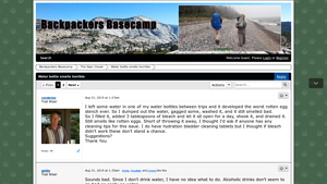BP Basecamp - Water Bottle Odor Solutions
