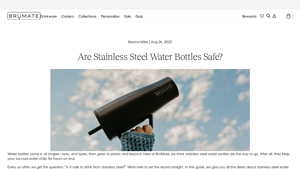 BrüMate - Stainless Steel Water Bottles